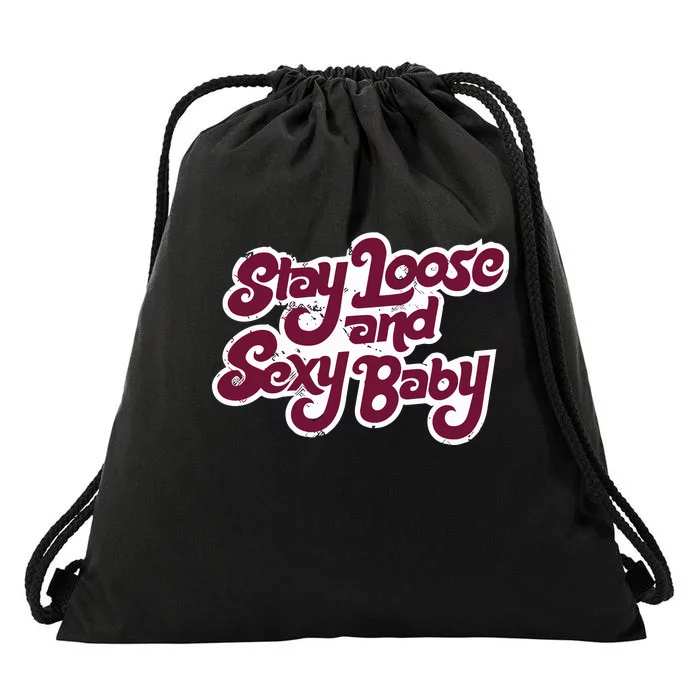 Philadelphia Baseball Stay Loose And Sexy Baby Drawstring Bag