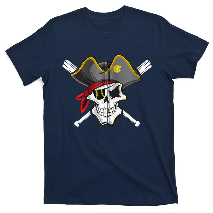 Pirate Baseball Skull Fans Of Pittsburgh Zip Hoodie T-Shirt