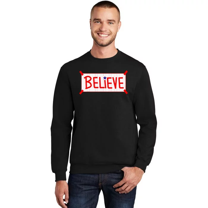 Philadelphia Baseball Softball Tall Sweatshirt