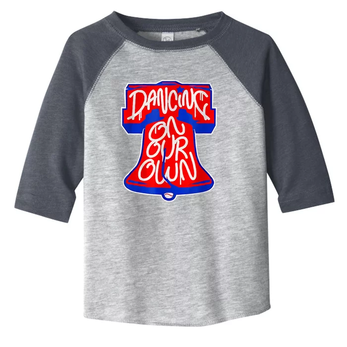 Philadelphia Baseball Shirt Philly Dancing On My Own Toddler Fine Jersey T-Shirt