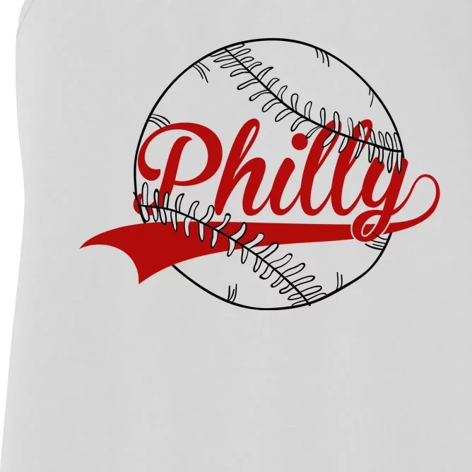 Philly Baseball Sport Lover Women's Racerback Tank