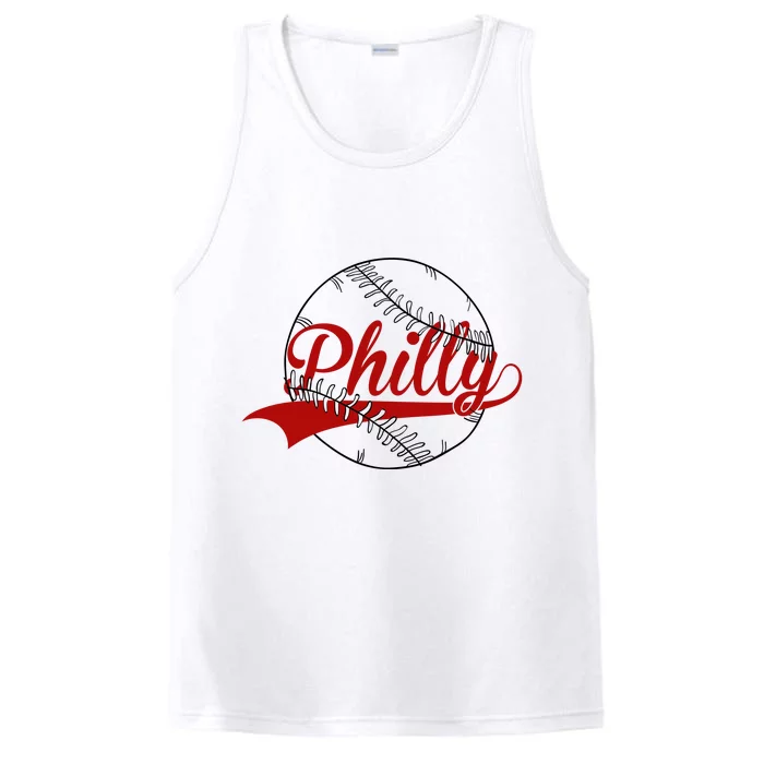 Philly Baseball Sport Lover Performance Tank