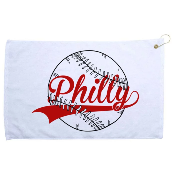 Philly Baseball Sport Lover Grommeted Golf Towel