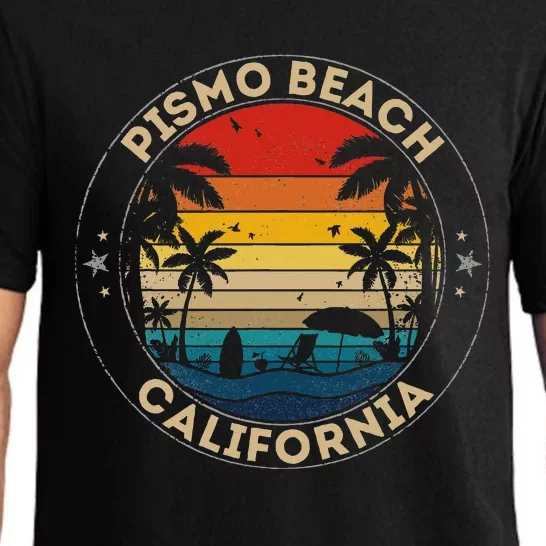 Pismo Beach Souvenir California Reminder Pajama Set