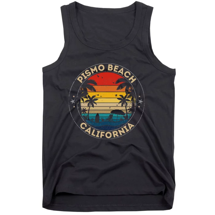 Pismo Beach Souvenir California Reminder Tank Top