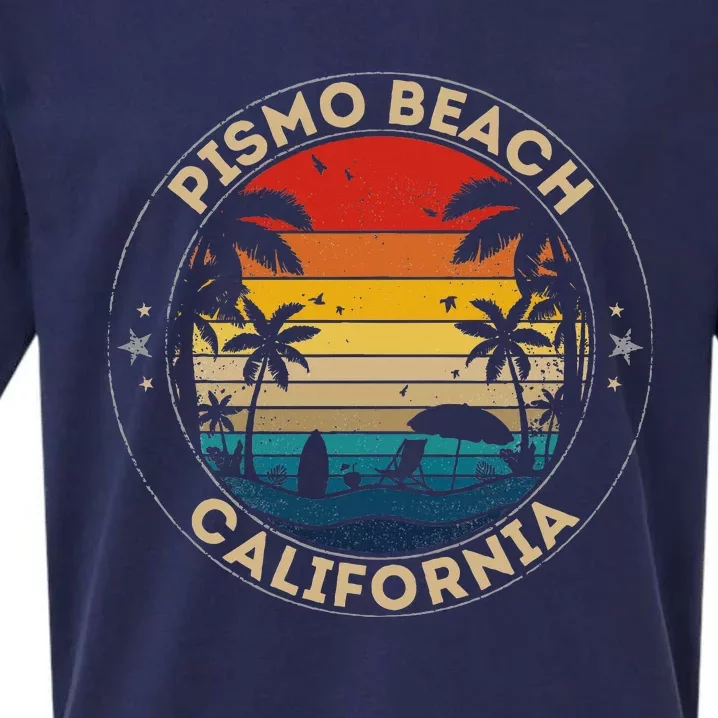 Pismo Beach Souvenir California Reminder Sueded Cloud Jersey T-Shirt