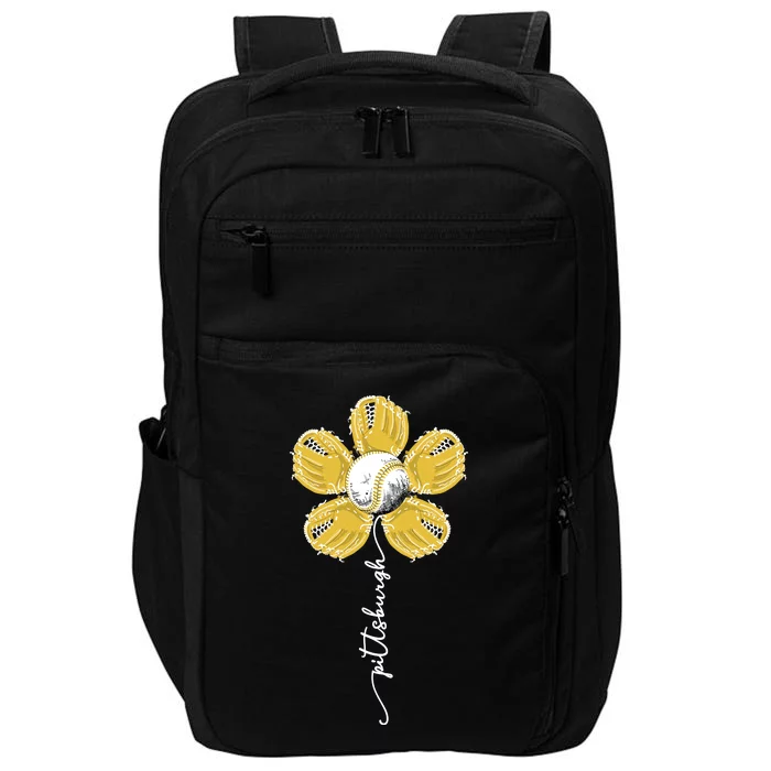 Pittsburgh Baseball Sunflower Sport Lover Impact Tech Backpack