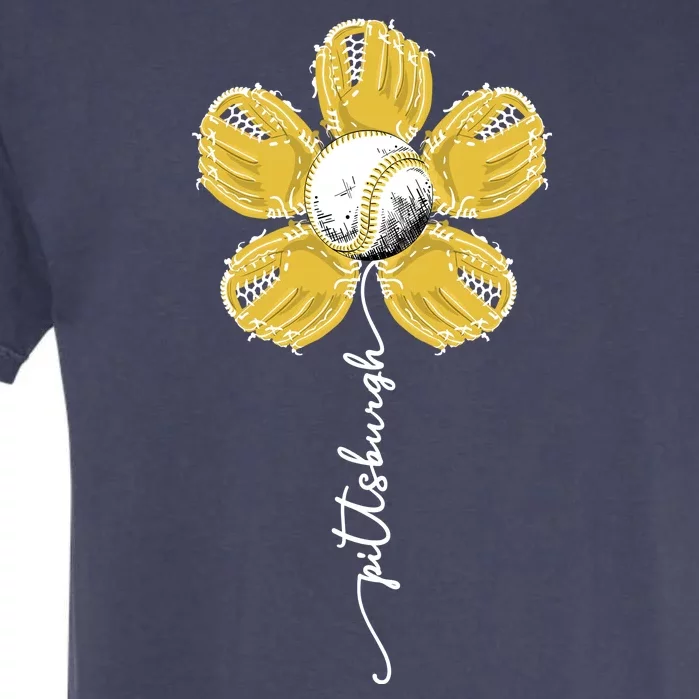 Pittsburgh Baseball Sunflower Sport Lover Garment-Dyed Heavyweight T-Shirt