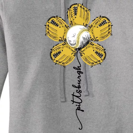 Pittsburgh Baseball Sunflower Sport Lover Women's Pullover Hoodie