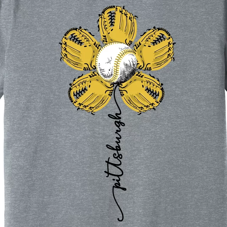 Pittsburgh Baseball Sunflower Sport Lover Premium T-Shirt