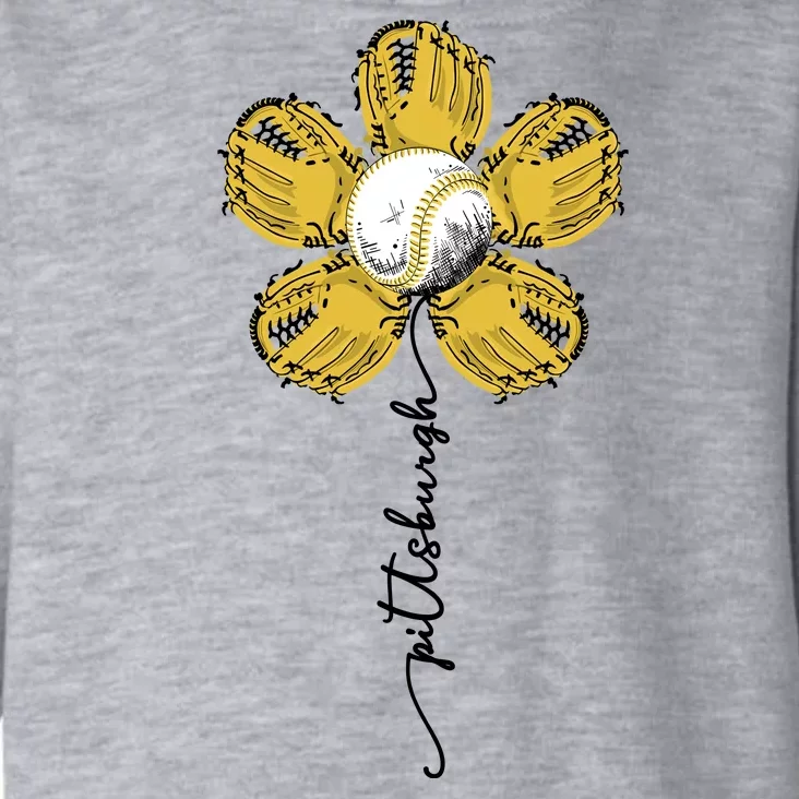 Pittsburgh Baseball Sunflower Sport Lover Toddler Hoodie