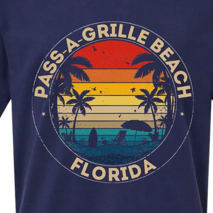 Passagrille Beach Souvenir Florida Reminder Sueded Cloud Jersey T-Shirt