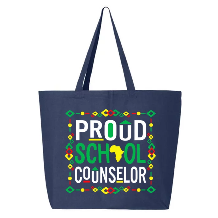 Proud Black School Counselor National School Counseling Week Cool Gift 25L Jumbo Tote