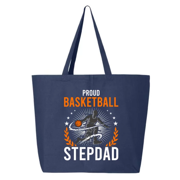 Proud Basketball Stepdad Stepdad Gift 25L Jumbo Tote