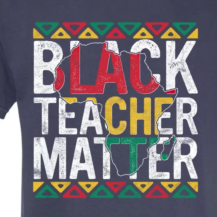 Pride Black Teacher Matter Gift History Month Educators Gift Garment-Dyed Heavyweight T-Shirt