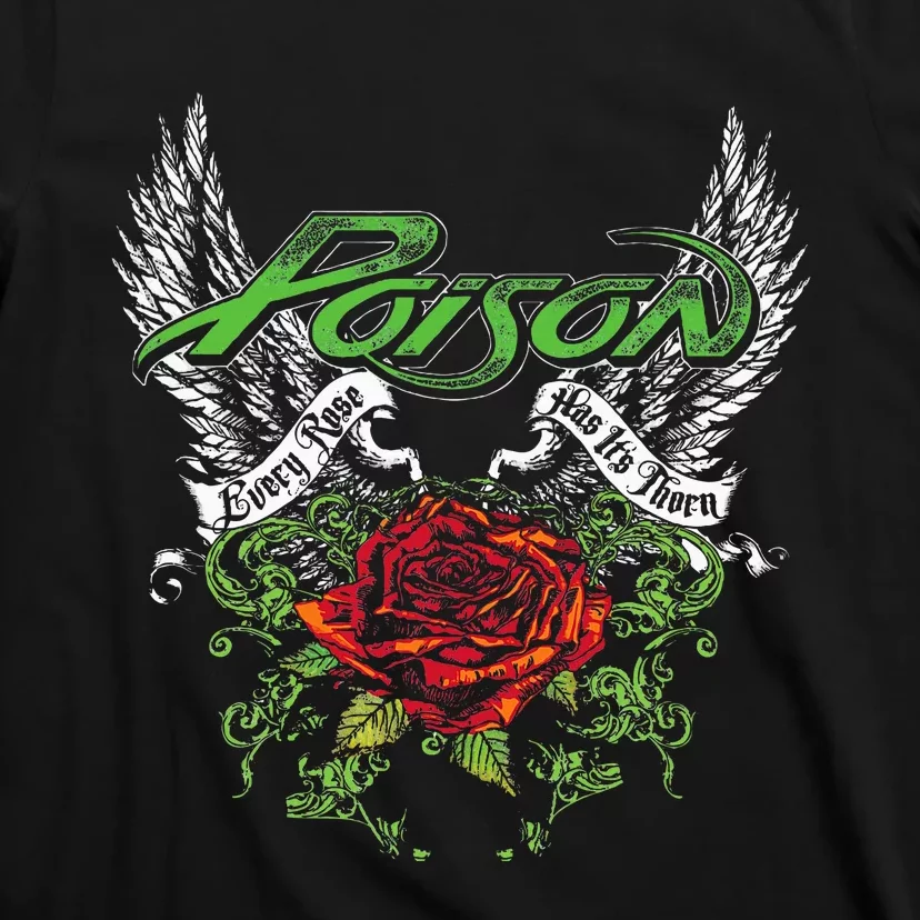 P.O.I.S.O.N Band Thorns & Wings T-Shirt