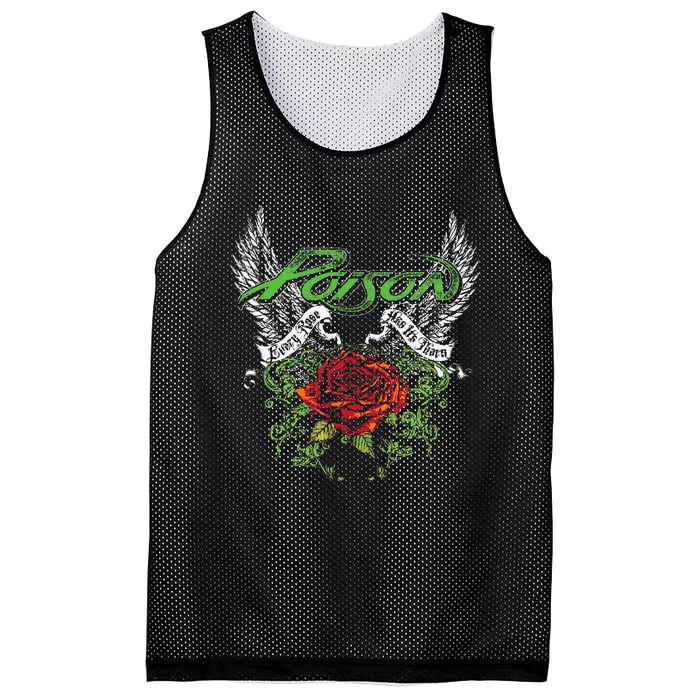 P.O.I.S.O.N Band Thorns & Wings Mesh Reversible Basketball Jersey Tank