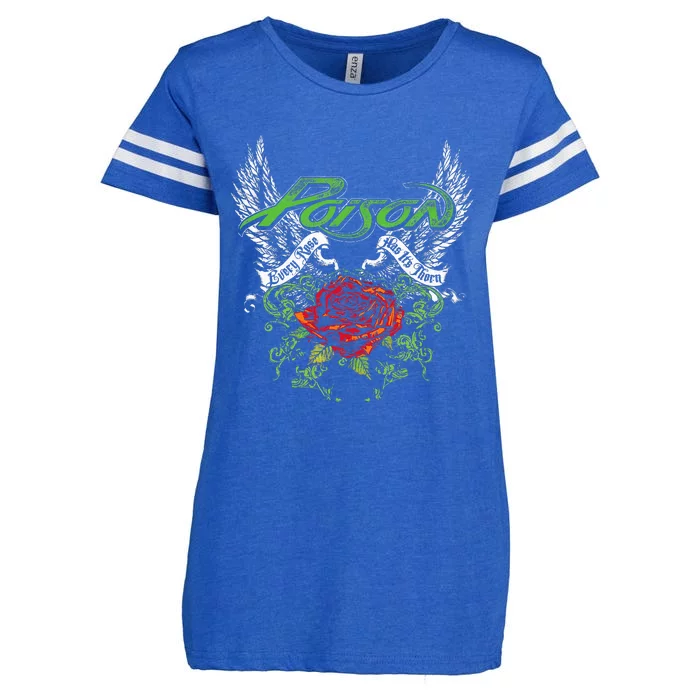 P.O.I.S.O.N Band Thorns & Wings Enza Ladies Jersey Football T-Shirt