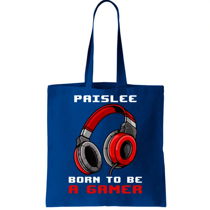 Paislee Born To Be A Gamer Personalized Gift Tote Bag