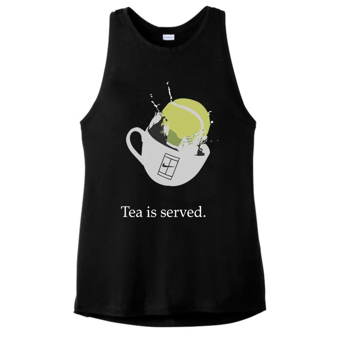 Paula Badosa Tennis Tea Is Served Ladies Tri-Blend Wicking Tank