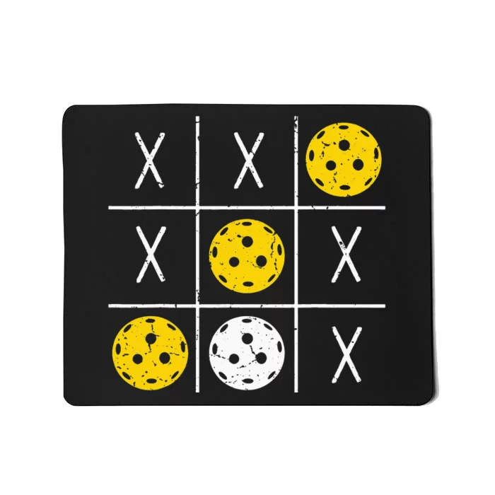 Pickleball Ball Tic-Tac-Toe Game XO-XO Funny Mousepad