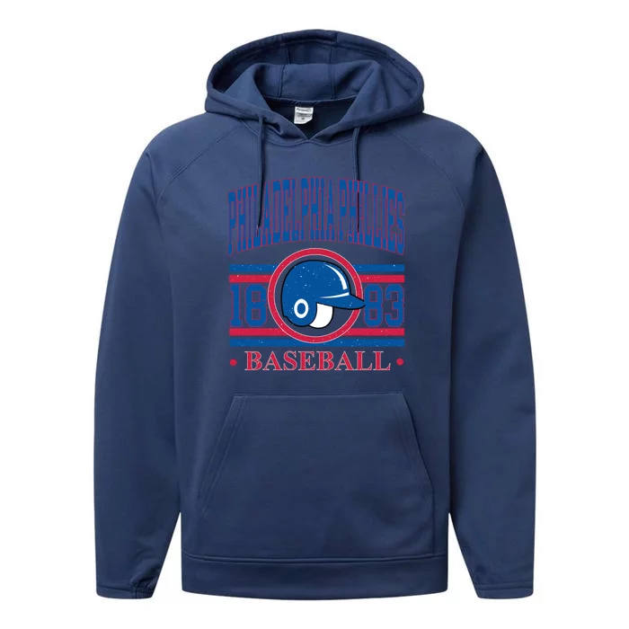 Philadelphia Baseball Team Supporter 1883 Performance Fleece Hoodie