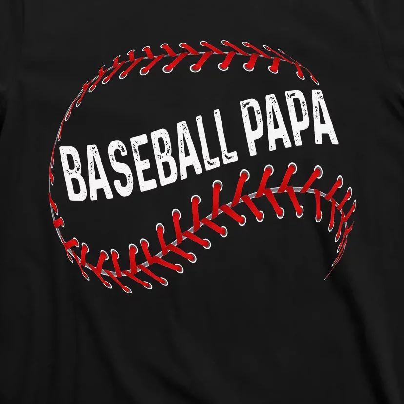 Papa Baseball Tee Grandson Funny Idea For Grandpa T-Shirt