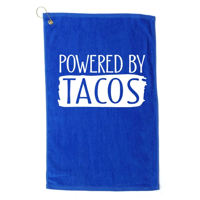 Powered By Tacos Platinum Collection Golf Towel