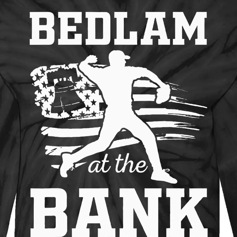 Philly Bedlam The Ultimate Philadelphia Baseball Experience Tie-Dye Long Sleeve Shirt