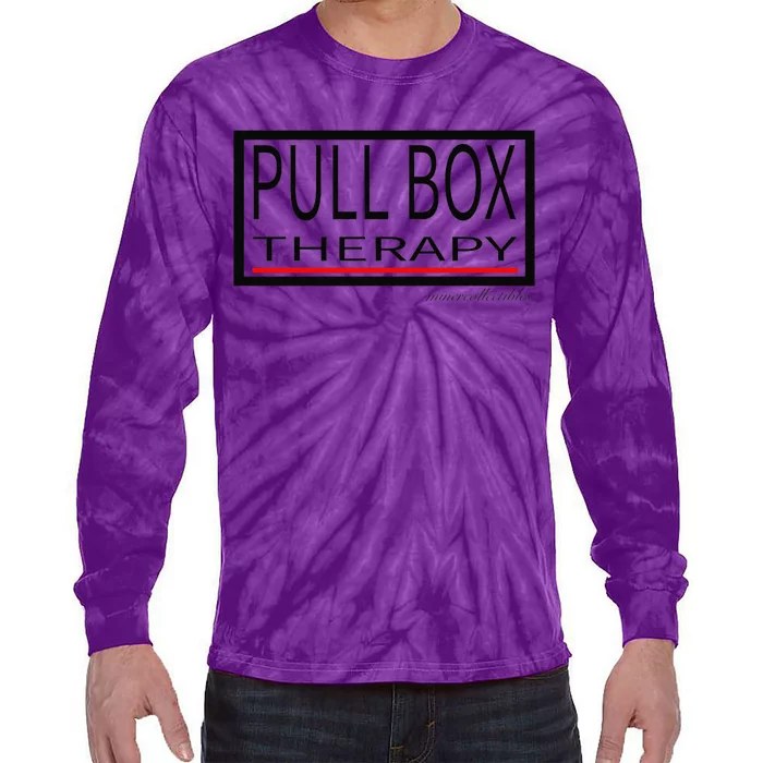 Pull Box Therapy Tie-Dye Long Sleeve Shirt