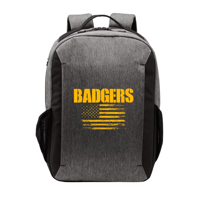 Prescott Badgers Usa Flag Pride Vector Backpack