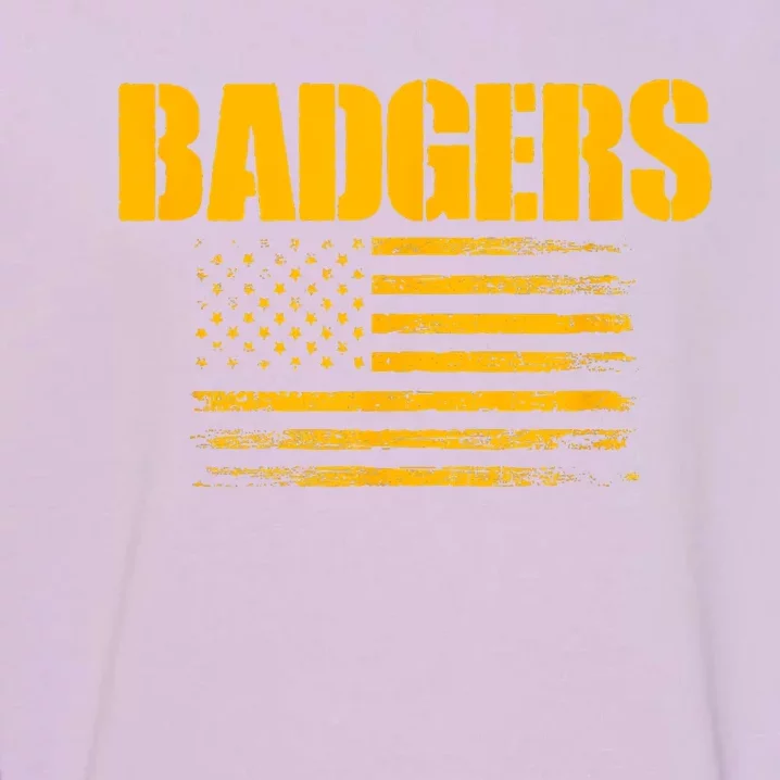 Prescott Badgers Usa Flag Pride Garment-Dyed Sweatshirt