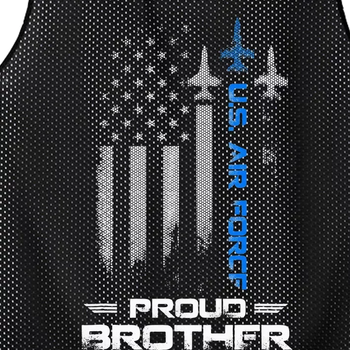 Proud Brother U.S. A.I.R F.O.R.C.E Stars Mesh Reversible Basketball Jersey Tank