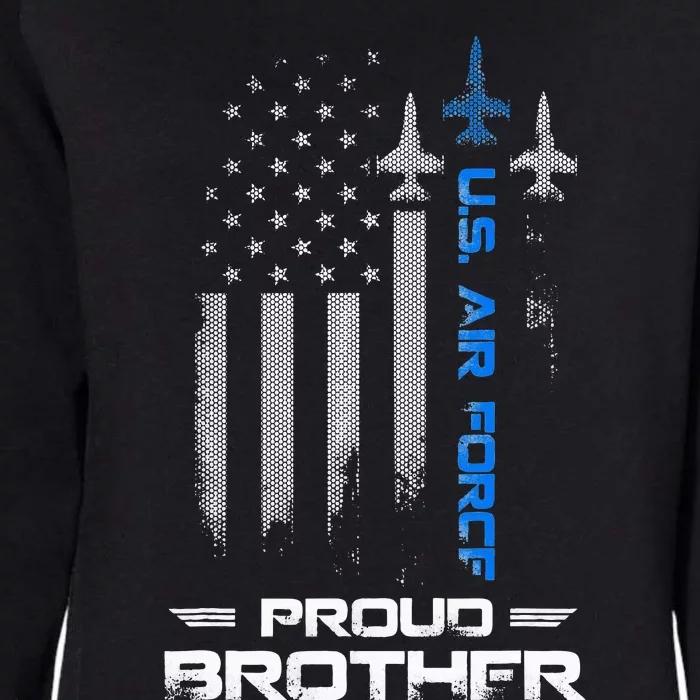 Proud Brother U.S. A.I.R F.O.R.C.E Stars Womens California Wash Sweatshirt