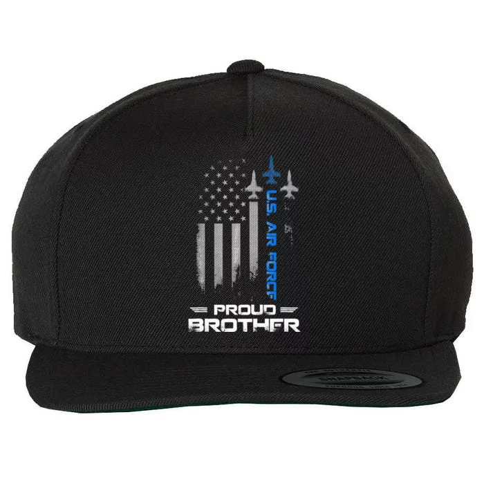 Proud Brother U.S. A.I.R F.O.R.C.E Stars Wool Snapback Cap