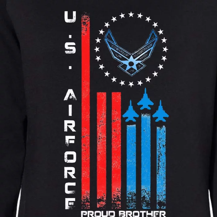 Proud Brother Usa Flag Womens California Wash Sweatshirt