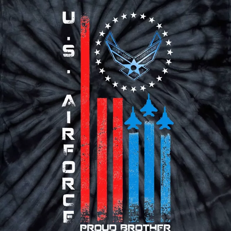 Proud Brother Usa Flag Tie-Dye T-Shirt