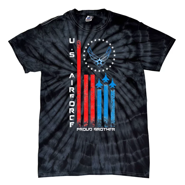 Proud Brother Usa Flag Tie-Dye T-Shirt