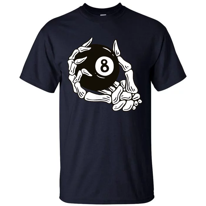 Pool billiards vintage 8 eight ball Tall T-Shirt