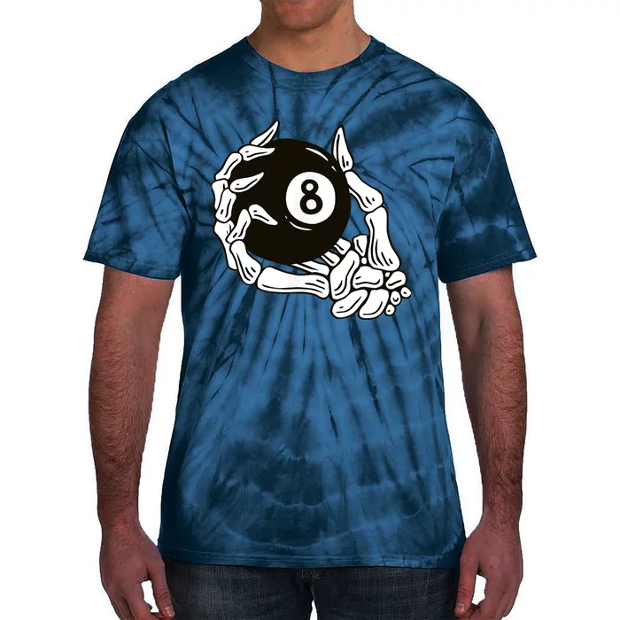 Pool billiards vintage 8 eight ball Tie-Dye T-Shirt