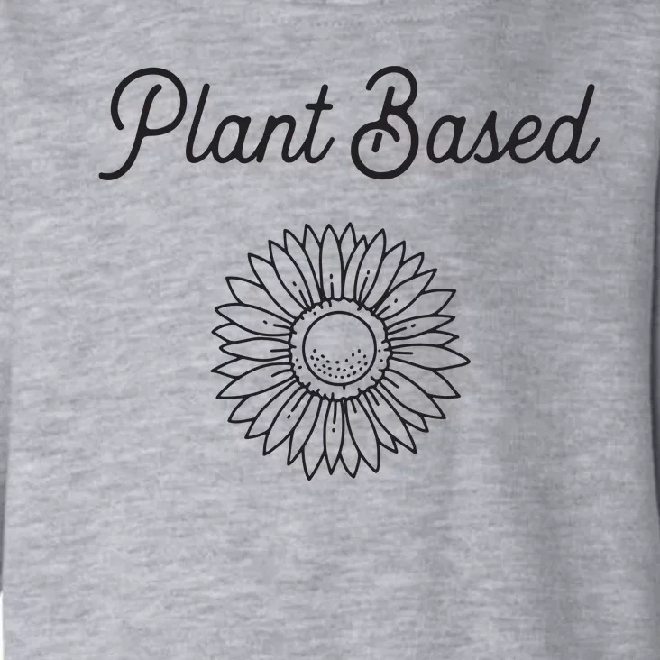 Plant Based Vegan And Vegetarian Diet Themed Toddler Hoodie