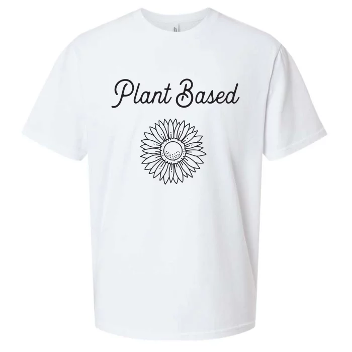 Plant Based Vegan And Vegetarian Diet Themed Sueded Cloud Jersey T-Shirt