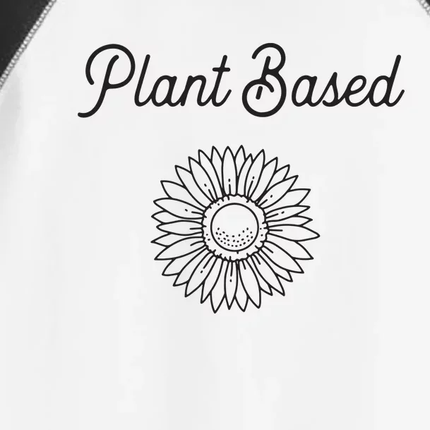 Plant Based Vegan And Vegetarian Diet Themed Toddler Fine Jersey T-Shirt