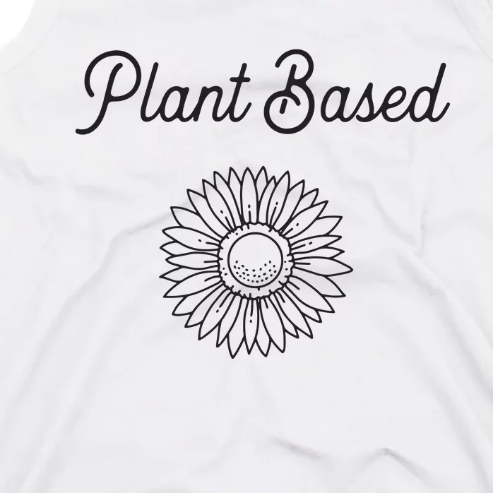 Plant Based Vegan And Vegetarian Diet Themed Tank Top