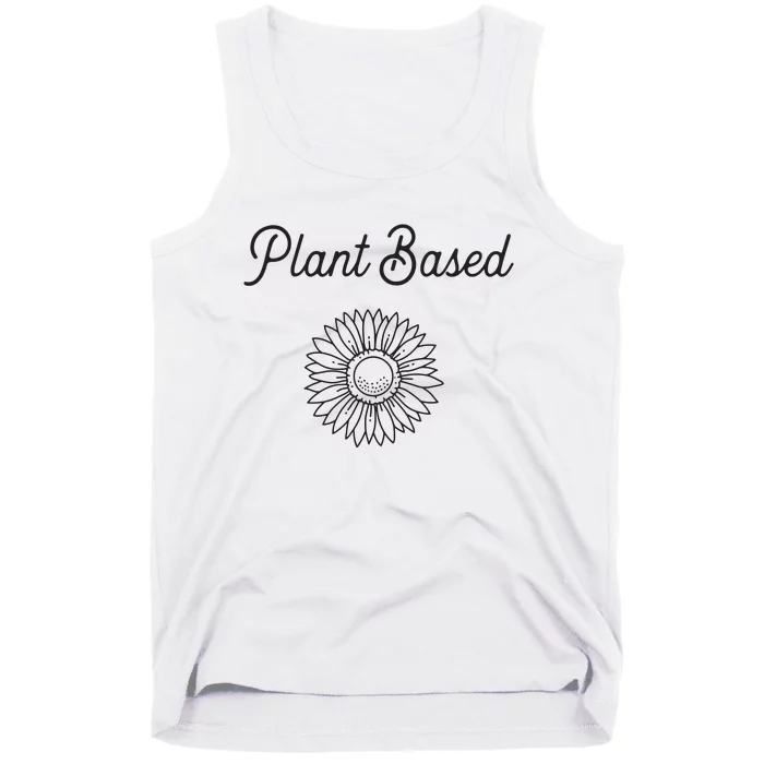 Plant Based Vegan And Vegetarian Diet Themed Tank Top