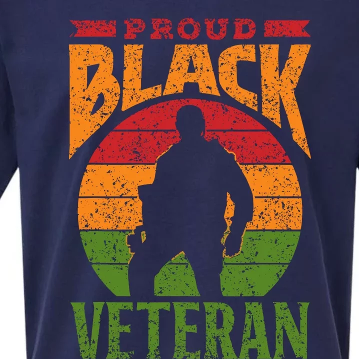 Proud Black Veteran Soldier African American Military Us Usa Sueded Cloud Jersey T-Shirt