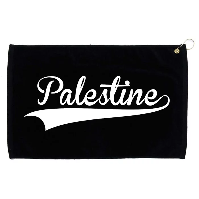 Palestine Baseball Vintage Retro Font Grommeted Golf Towel