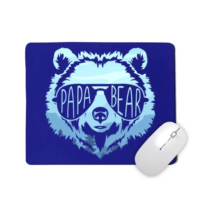 Papa Bear Vintage Graphic Great Gift Mousepad