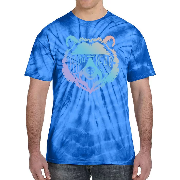 Papa Bear Vintage Graphic Gift Tie-Dye T-Shirt