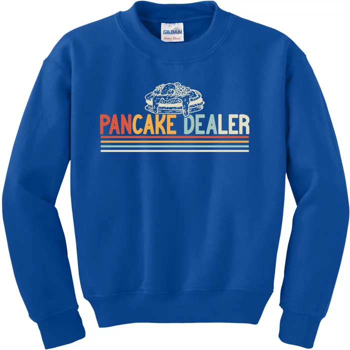 Pancake Breakfast Vintage Pancake Baker And Pancake Lover Gift Kids Sweatshirt